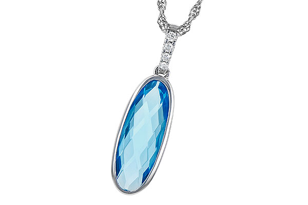 G327-85150: NECK 1.90 BLUE TOPAZ 1.93 TGW