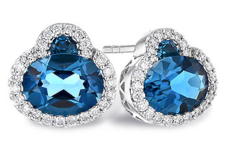 G327-88759: EARR 2.60 TW LONDON BLUE TOPAZ 2.81 TGW