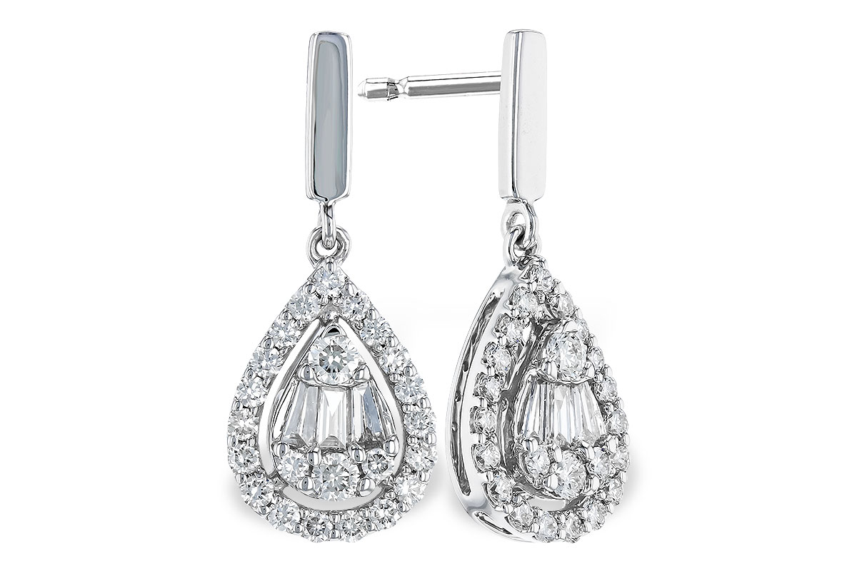 G328-74241: EARRINGS .08 TW BAG .40 TW