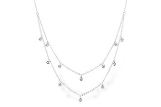 G328-74259: NECKLACE .22 TW (18 INCHES)