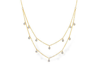 G328-74259: NECKLACE .22 TW (18 INCHES)