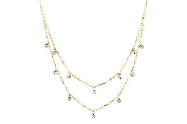 G328-74259: NECKLACE .22 TW (18 INCHES)