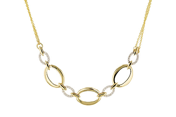G329-65104: NECKLACE .50 TW (18")
