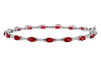 G329-66086: BRACELET 4.65 RUBY 4.97 TGW (7")