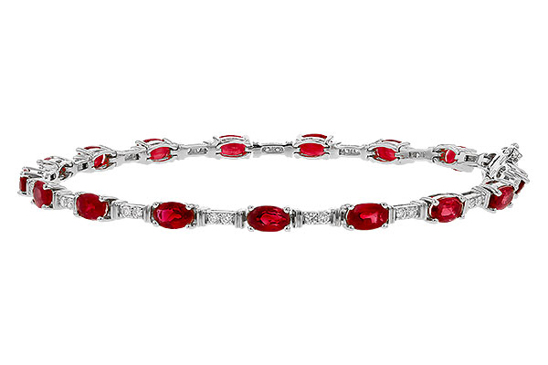 G329-66086: BRACELET 4.65 RUBY 4.97 TGW (7")