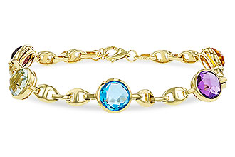 G329-67859: BRACELET 7.09 TW SEMI-PREC (GT,CIT,AMY,G.AMY,BT)