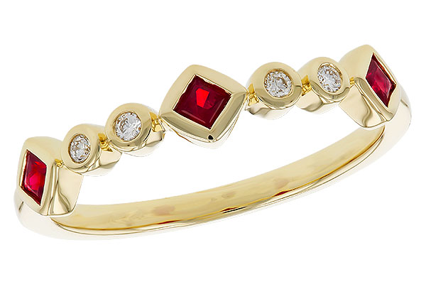 G329-67895: LDS WED RG .22 RUBY .27 TGW