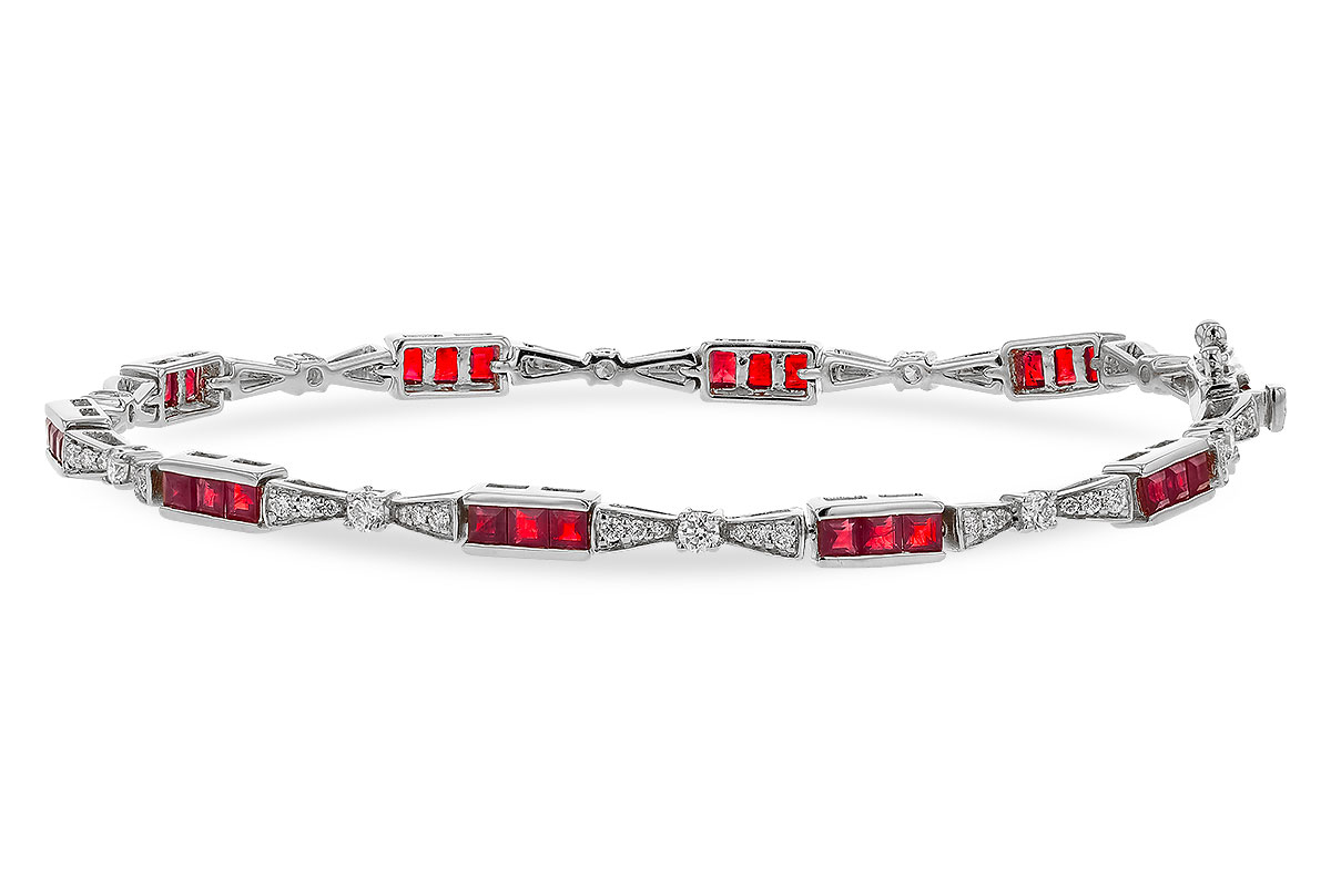 G329-69677: BRACELET 2.05 RUBY 2.70 TGW (7")