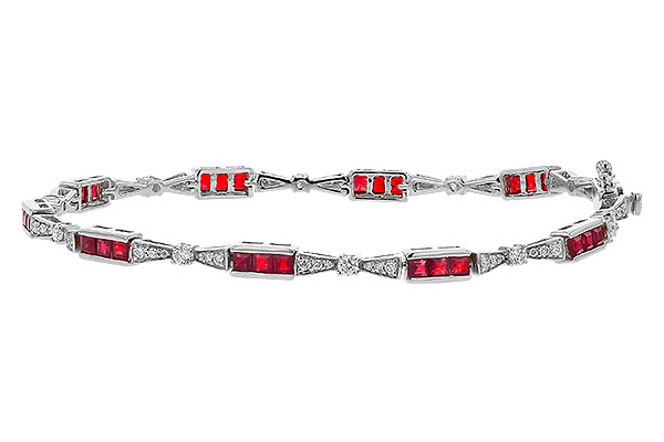 G329-69677: BRACELET 2.05 RUBY 2.70 TGW (7")