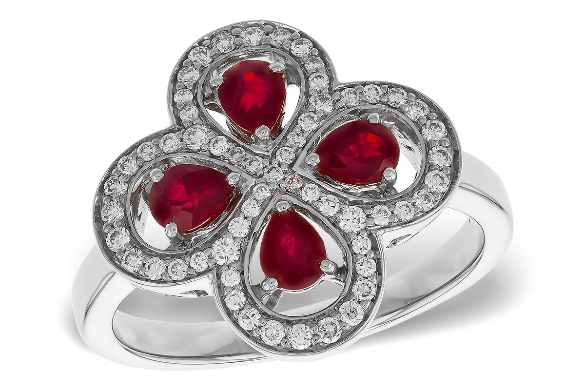 G329-69686: LDS RG .68 TW RUBY .96 TGW