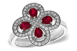 G329-69686: LDS RG .68 TW RUBY .96 TGW