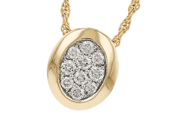 G329-70559: NECKLACE .25 TW