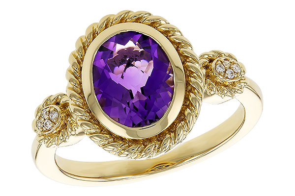 G329-72395: LDS RG 1.38 AMETHYST 1.40 TGW (9x7MM AMY)