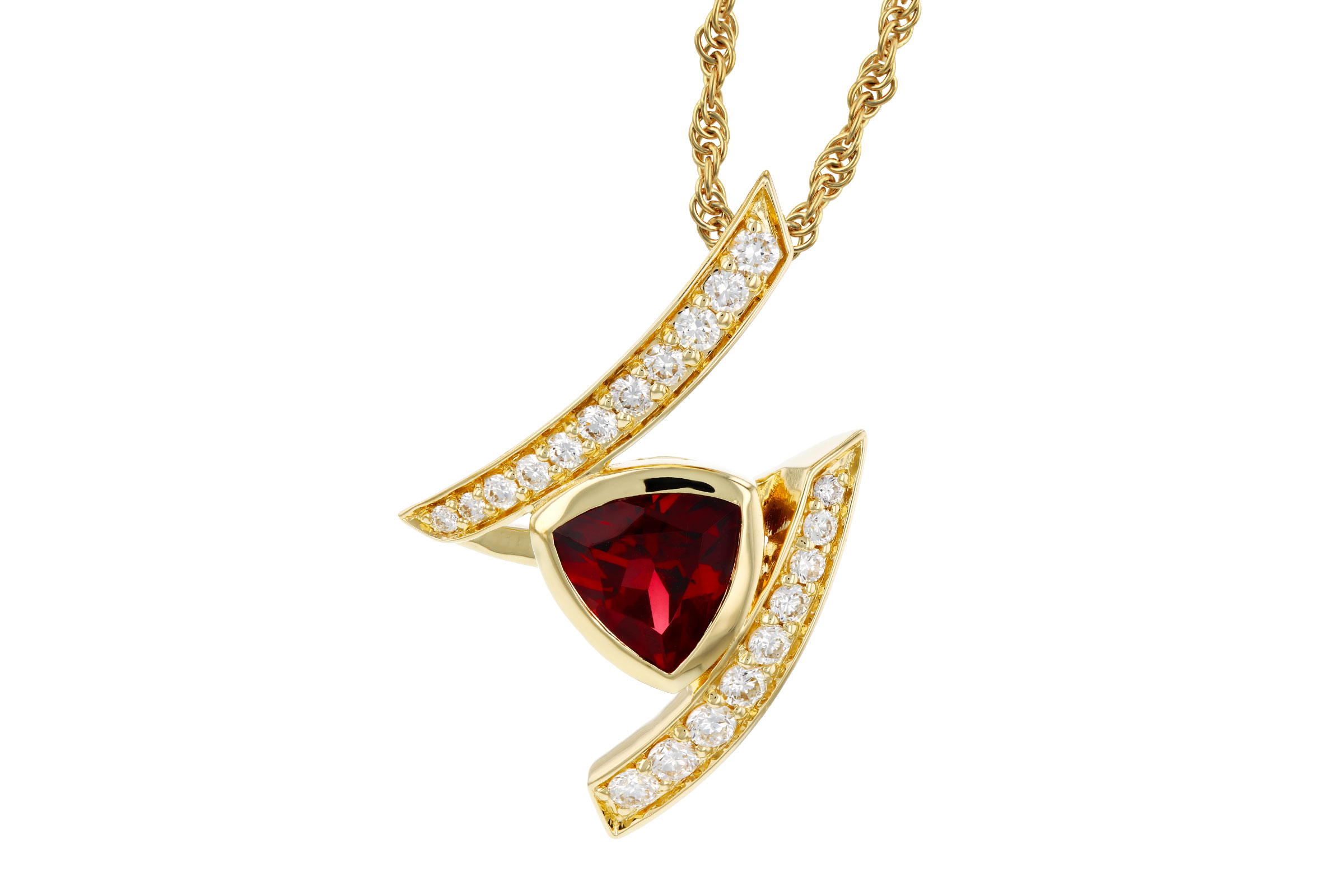 G330-57868: NECKLACE .84 GARNET 1.03 TGW (6MM GAR)