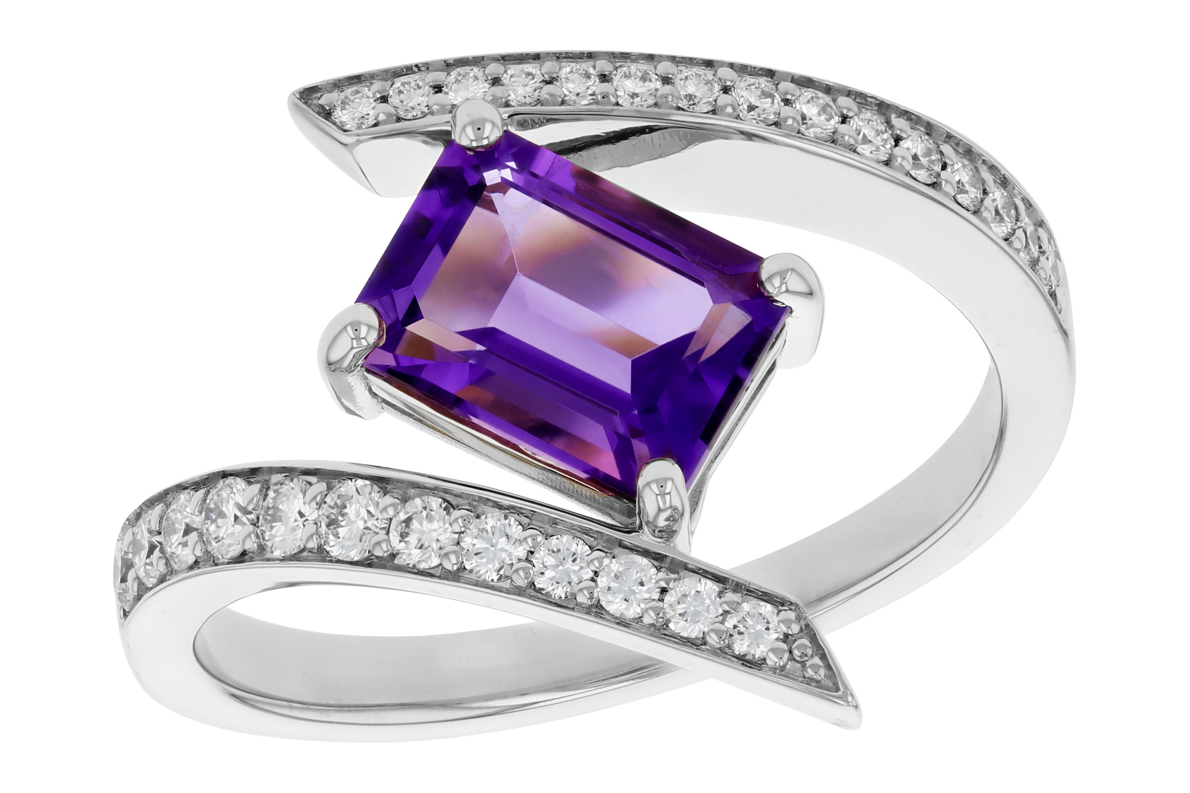 G330-57877: LDS RG 1.36 AMETHYST 1.63 TGW (8x6MM AMY)