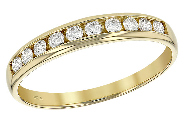 H147-87886: LDS WED RG .25 TW (10 STONES)