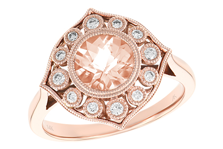 H243-31477: LDS RG .90 MORGANITE 1.05 TW