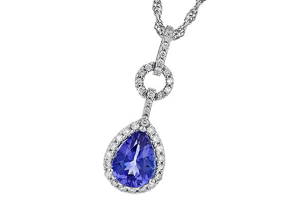 H245-16004: NECK .95 TANZANITE 1.14 TGW