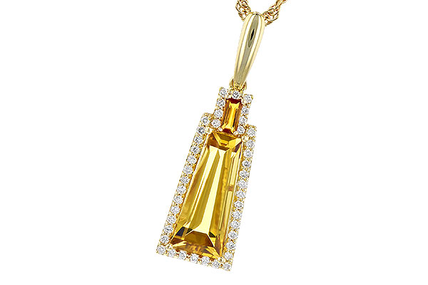 H327-83359: NECK 2.38 CITRINE 2.58 TGW