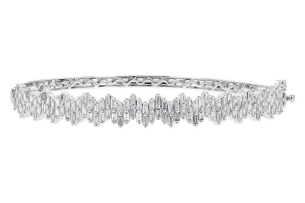 H327-86977: BANGLE 1.35 TW BAGUETTES