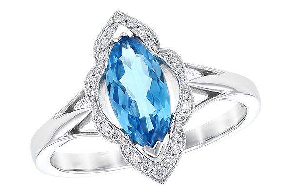 H327-88804: LDS RG 1.26 BLUE TOPAZ 1.37 TGW