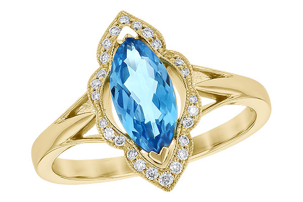 H327-88804: LDS RG 1.26 BLUE TOPAZ 1.37 TGW