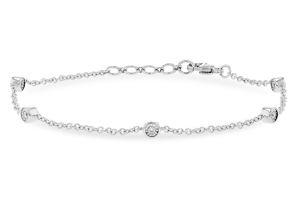 H327-89650: BRACELET .15 TW (7.25")