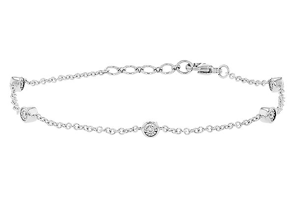 H327-89650: BRACELET .15 TW (7.25")