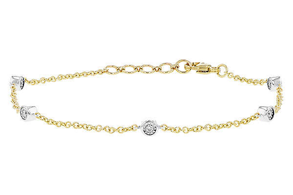 H327-89650: BRACELET .15 TW (7.25")