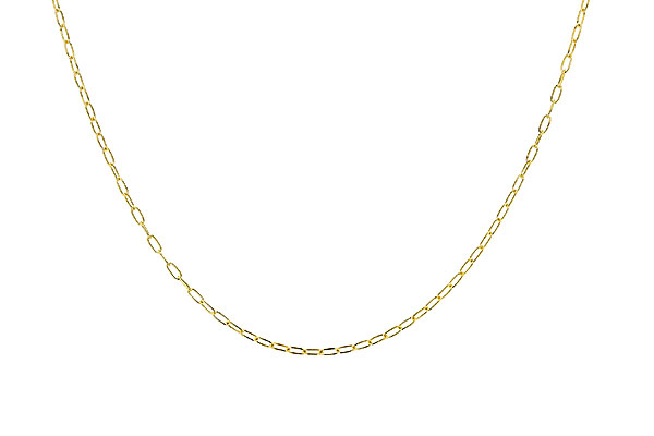 H328-78813: PAPERCLIP SM (2.40MM, 14KT, 8IN, LOBSTER CLASP)