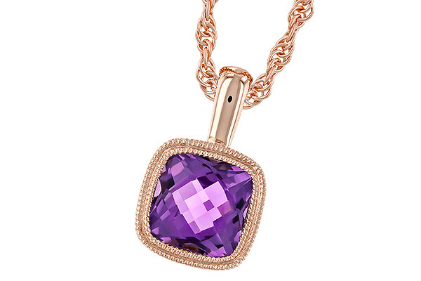 H328-79641: NECKLACE .82 AMETHYST