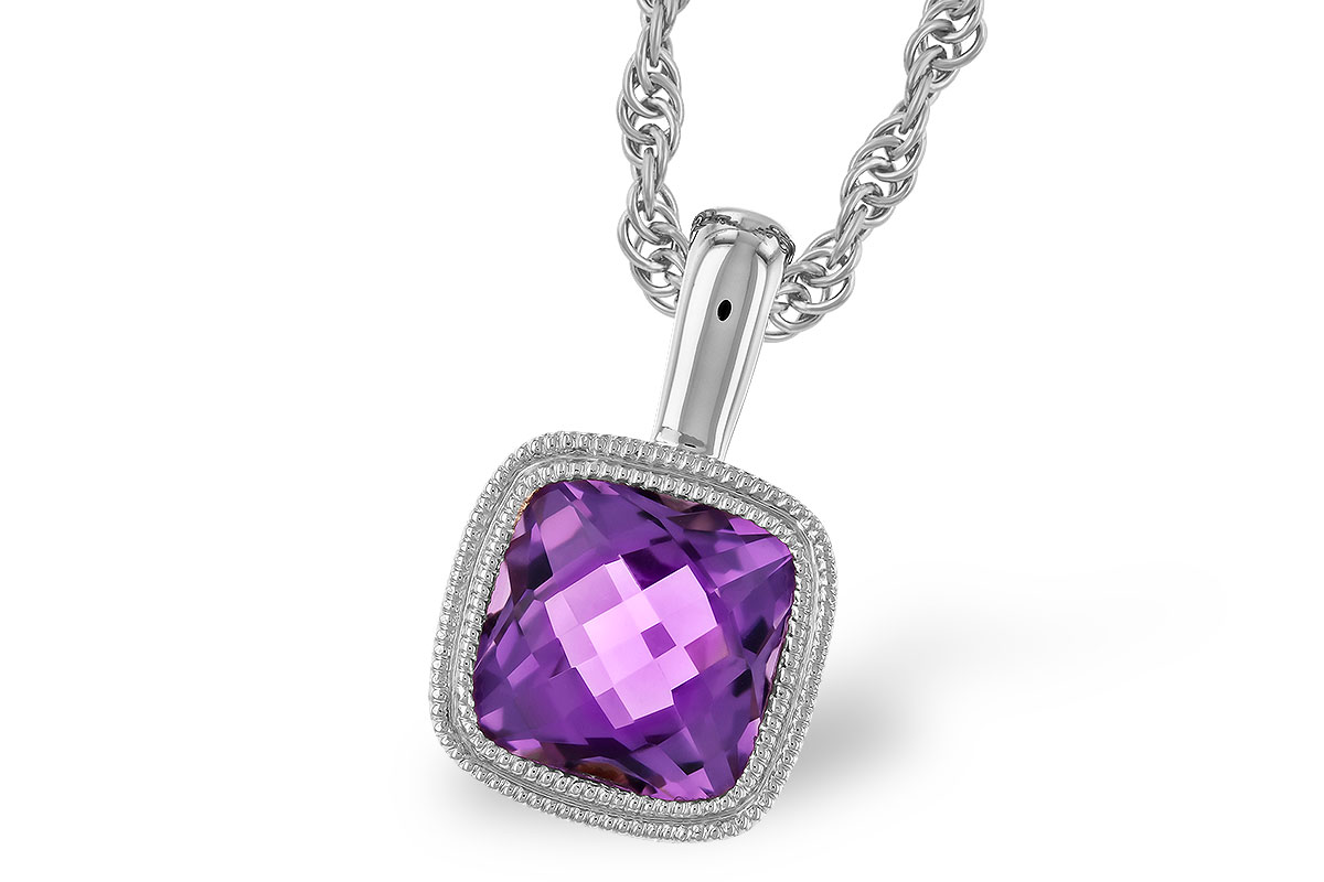 H328-79641: NECKLACE .82 AMETHYST