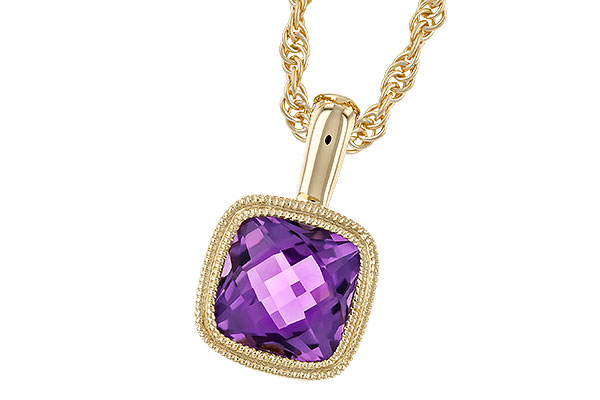 H328-79641: NECKLACE .82 AMETHYST