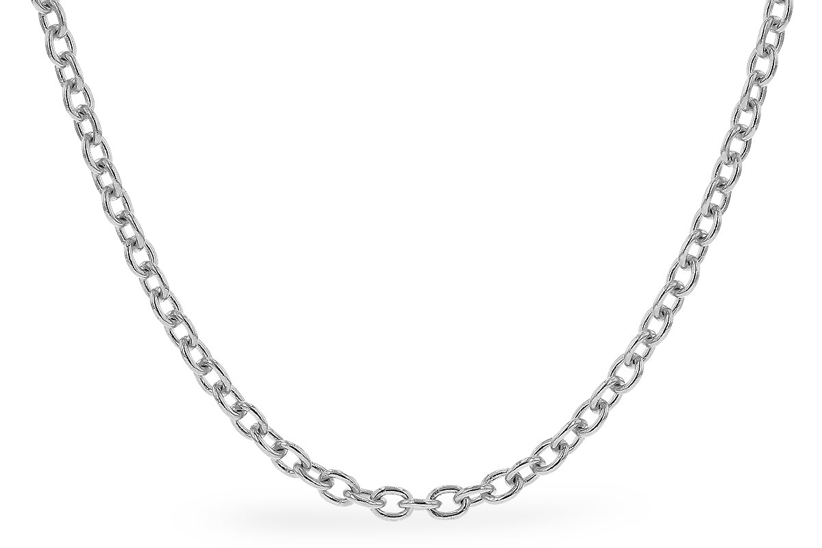 H328-79668: CABLE CHAIN (18", 1.3MM, 14KT, LOBSTER CLASP)