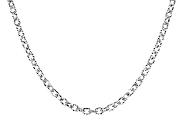 H328-79668: CABLE CHAIN (18", 1.3MM, 14KT, LOBSTER CLASP)