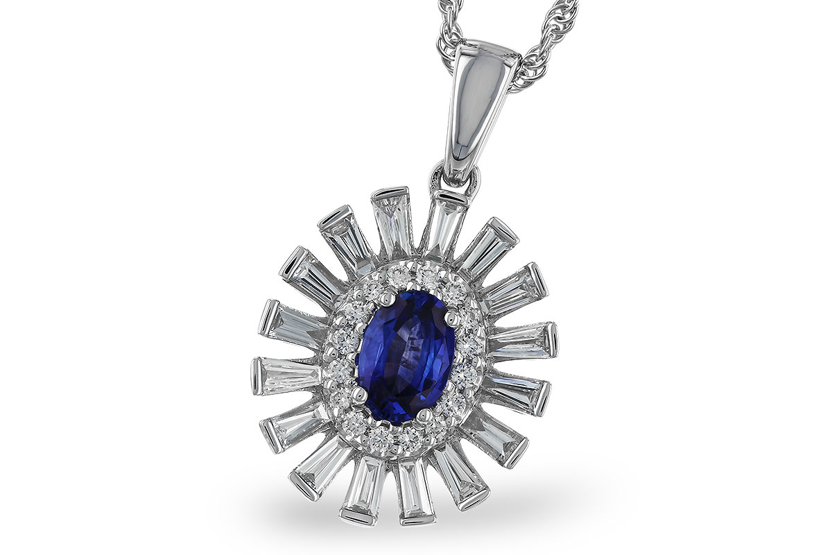 H328-80568: NECK .60 SAPPHIRE TW 1.12 TGW (6x4MM SAPP)