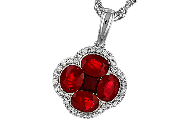 H329-66004: NECKLACE 1.72 RUBY 1.87 TGW