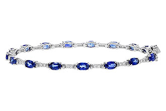 H329-66086: BRACELET 4.92 SAPPHIRE 5.24 TGW (7")
