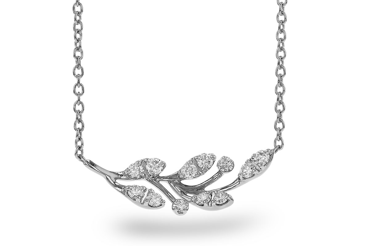 H329-66913: NECKLACE .32 TW (18")