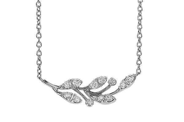 H329-66913: NECKLACE .32 TW (18")