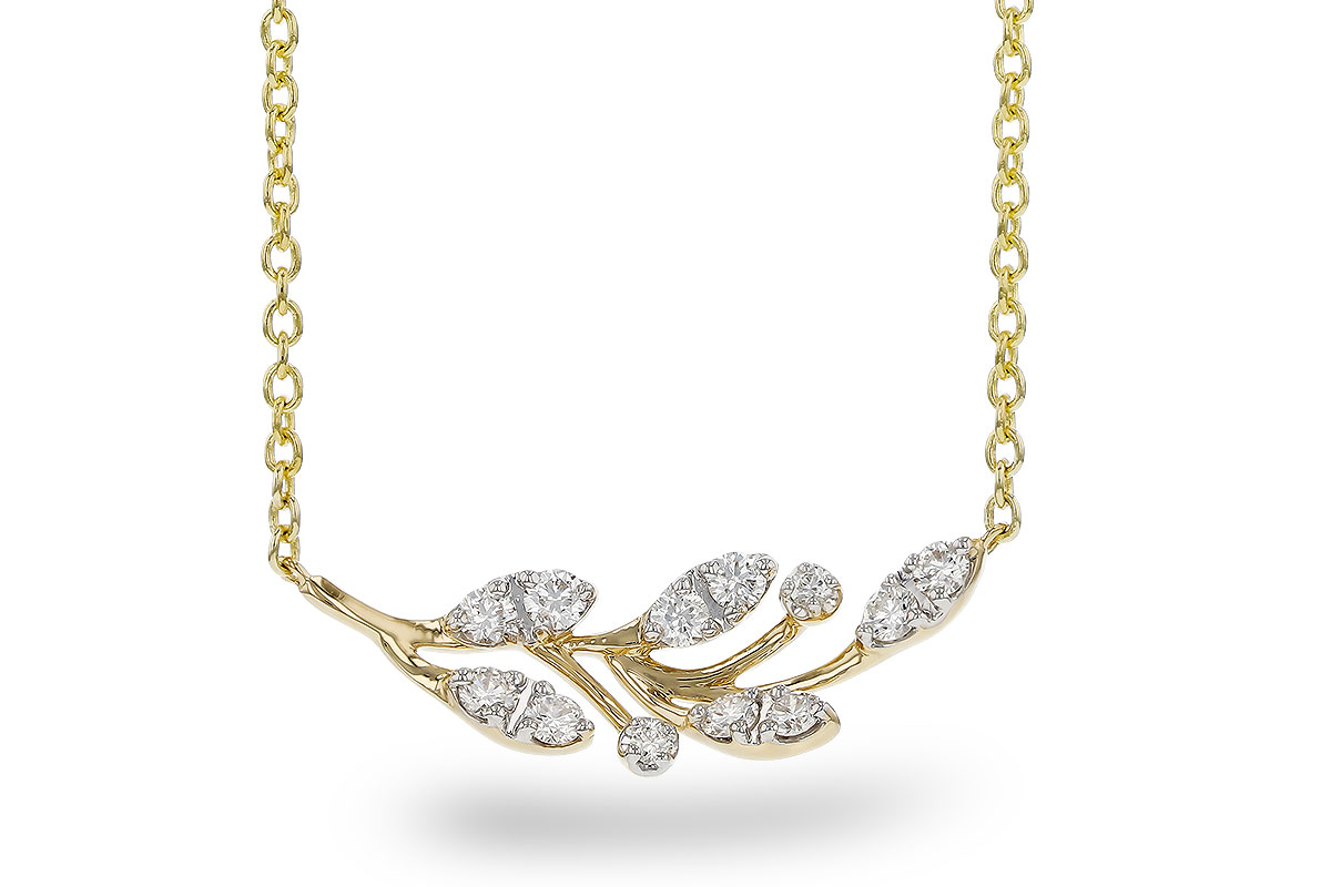 H329-66913: NECKLACE .32 TW (18")