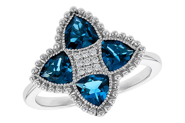 H329-68732: LDS RG 1.62 LONDON BLUE TOPAZ 1.66 TGW
