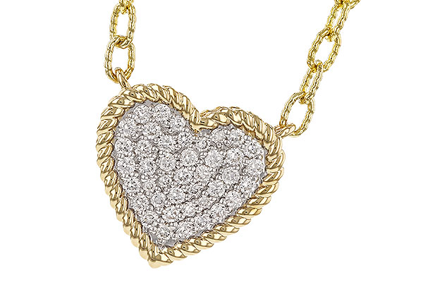H329-69650: NECKLACE .32 TW (18")