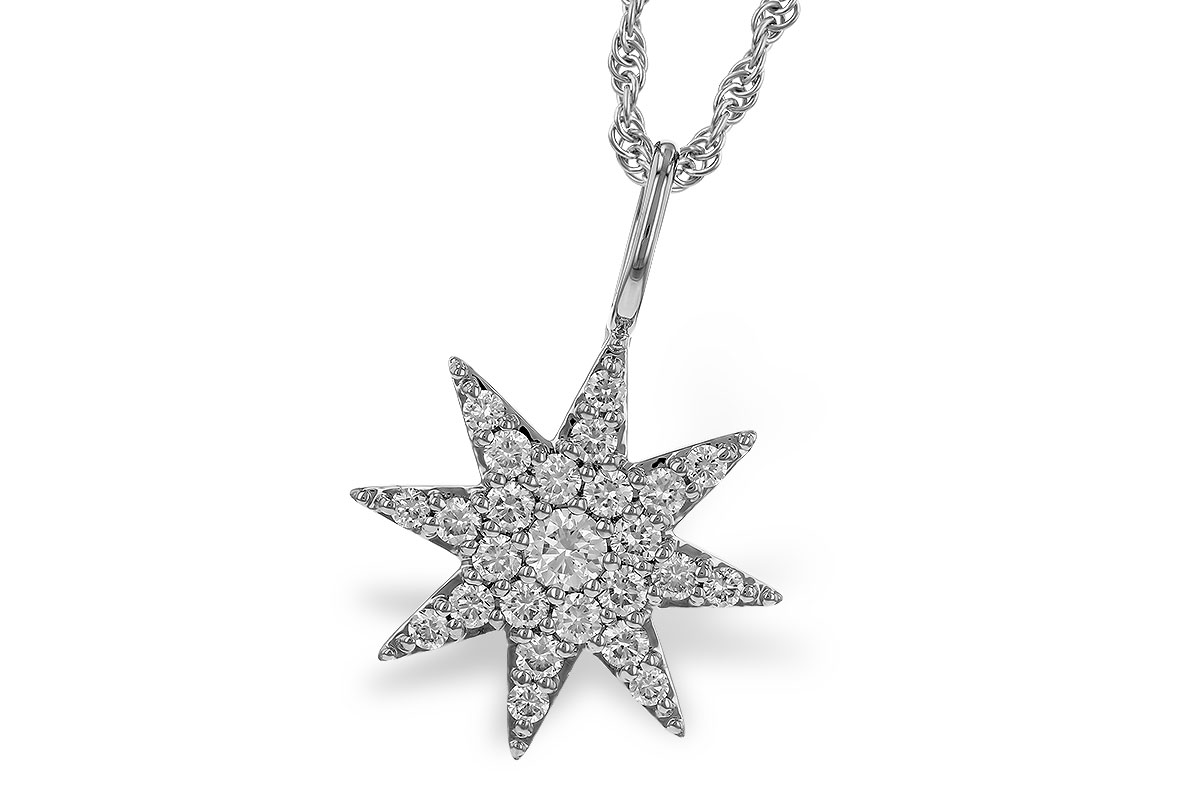 H329-70586: NECKLACE .48 TW
