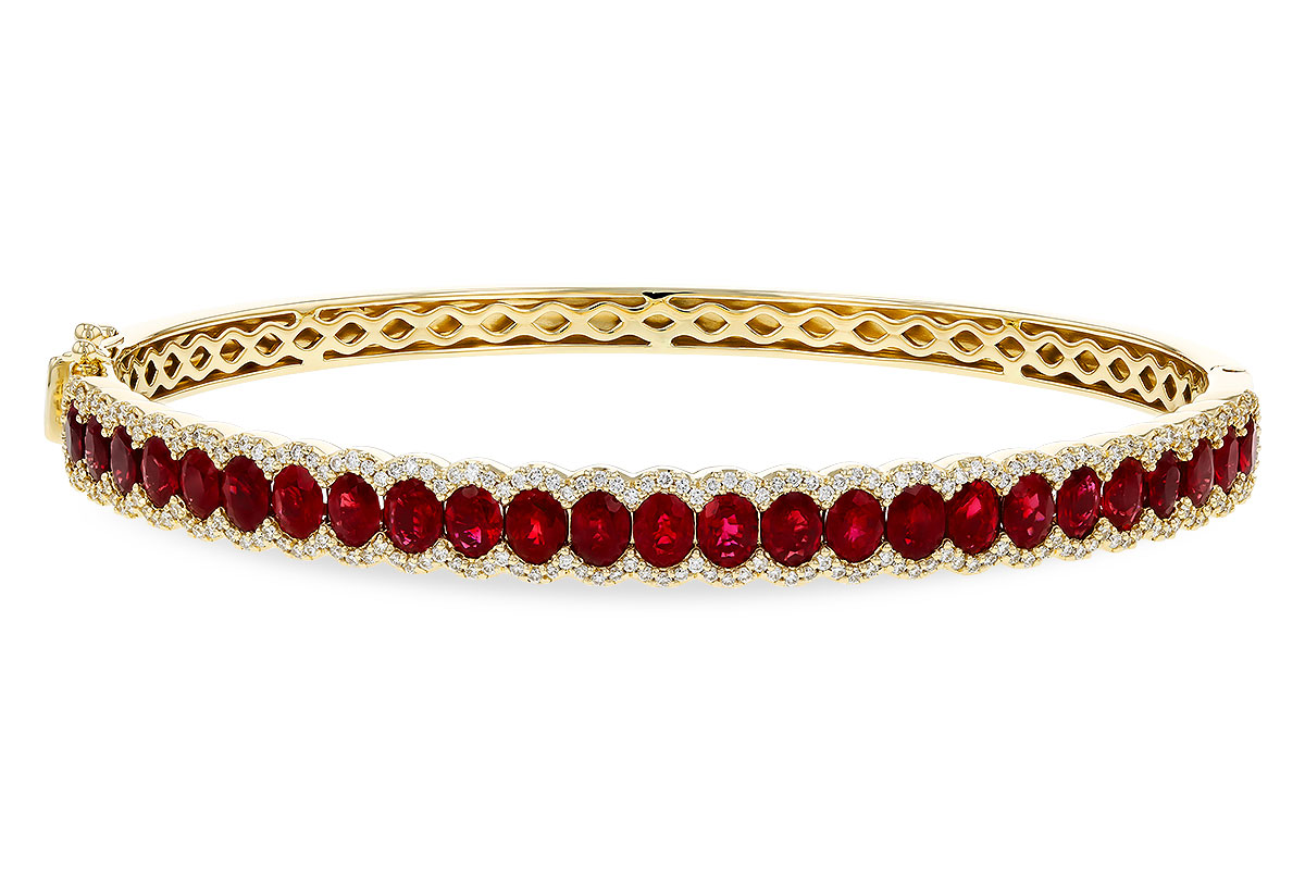 H329-71459: BANGLE 5.04 TW RUBY 5.60 TGW