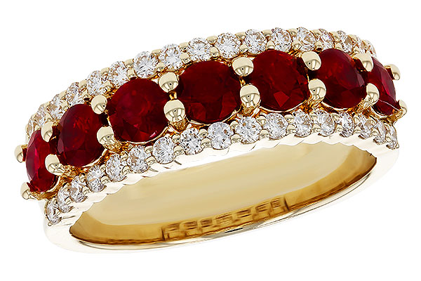 H330-55132: D243-30623 W/RUBY 1.26 TW RUBY 1.70 TGW