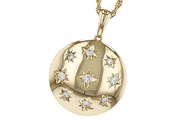 H330-55141: NECKLACE .17 TW