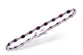 K238-81477: BRACELET 4.08 RUBY 4.55 TGW