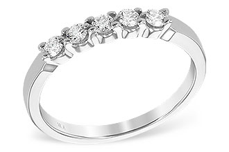 K240-58741: LDS DIA WED RG .25 TW (5 STONES)
