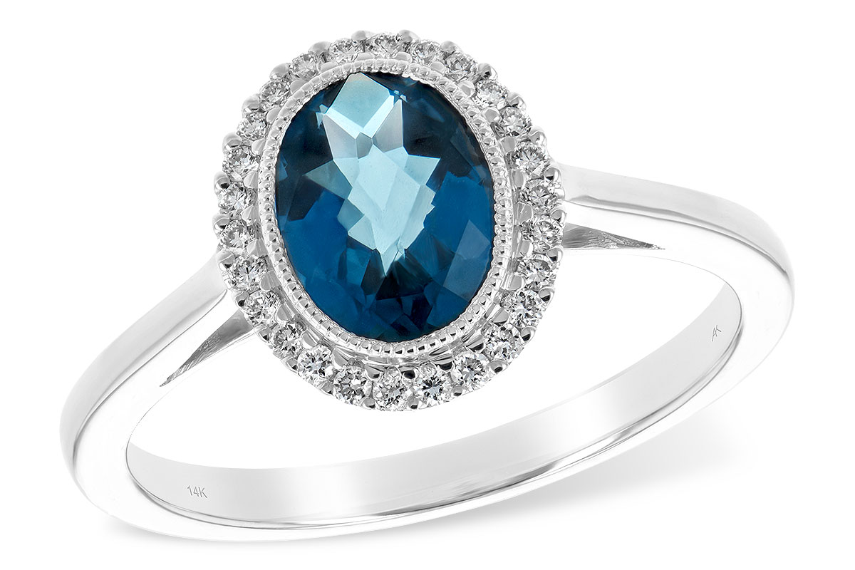 K244-19659: LDS RG 1.27 LONDON BLUE TOPAZ 1.42 TGW